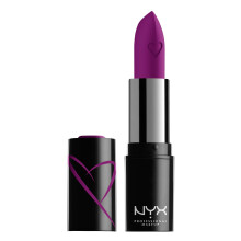 NYX PROFESSIONAL MAKEUP Shout Loud satijnen lippenstift, verrijkt met sheaboter - Emotion (fel paars-roze)