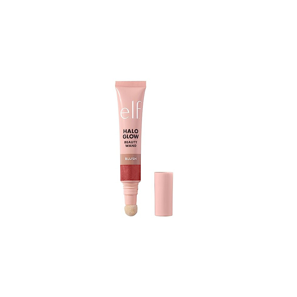 E.l.f. Elf Halo Glow Blush Beauty Wand Liquid Blush Wand For Radiant Flushed Cheeks Infused With Squalane Vegan & Cruelty-Free Rosa You Slay