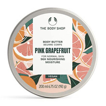 The Body Shop Pink Grapefruit Body Butter - Voedende en hydraterende huidverzorging voor normale huid - Veganistisch - 6.75 oz
