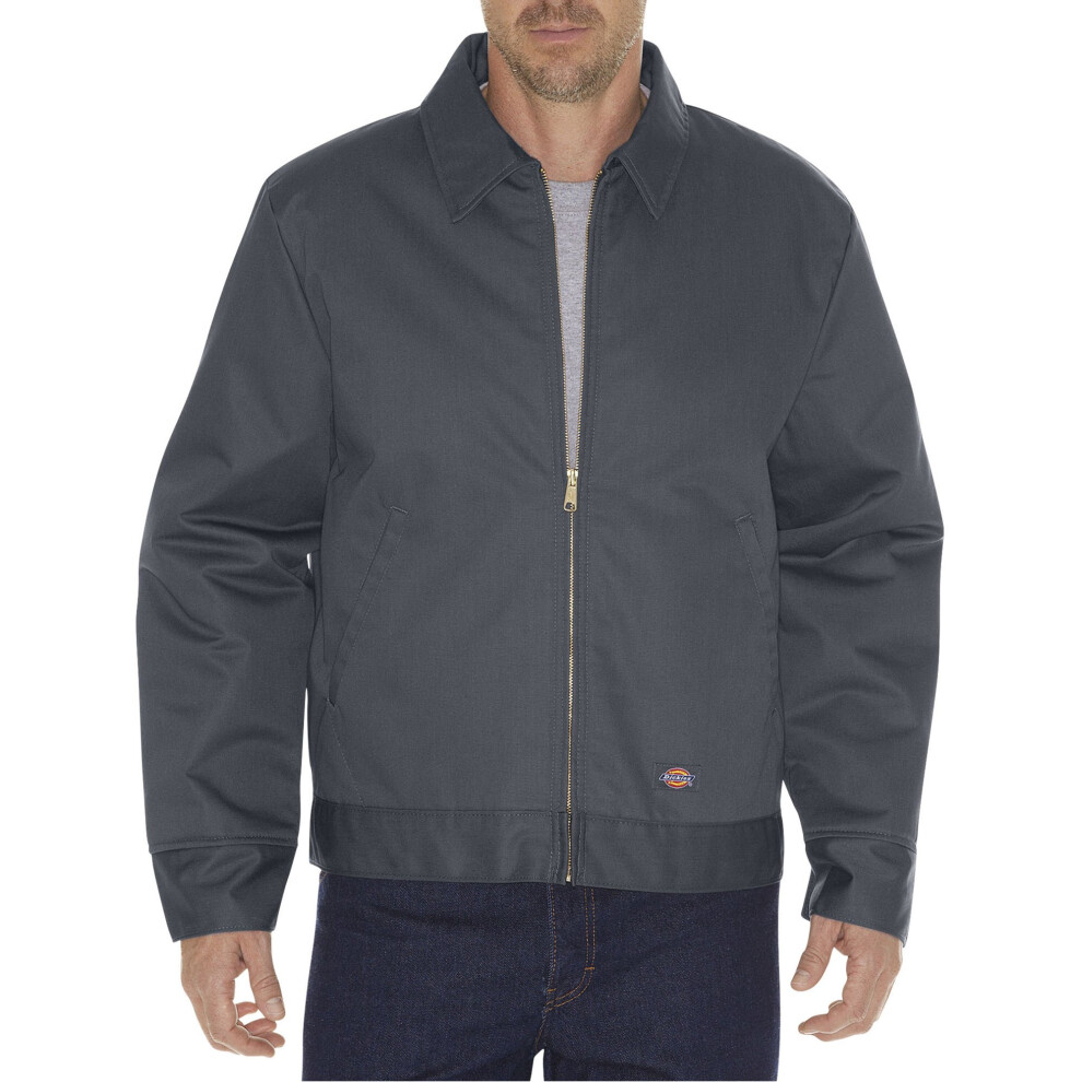 Dickies mens Big-tall Lined Eisenhower athletic insulated jackets, charcoal, XX-Large Tall US