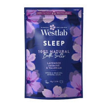 Westlab - Sleep Epsom & Dead Sea Bath Salts - 136kg - 100% Natural, Pure & Unscented Mineral Salts - with Jasmine & Lavender - 136kg Resealable Pouche