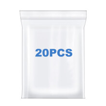 Somoga 20 PCS 10" x 13" Dikke 4 Mil Grote Transparante Zip Poly Bags