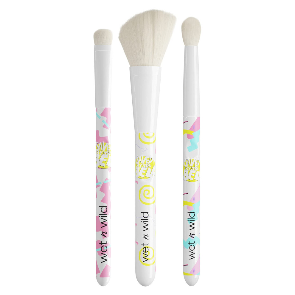 Wet n Wild Saved By The Bell Zack Attack Live Performing at the Max Brush Set, Makeup Brush Set with case,1114546