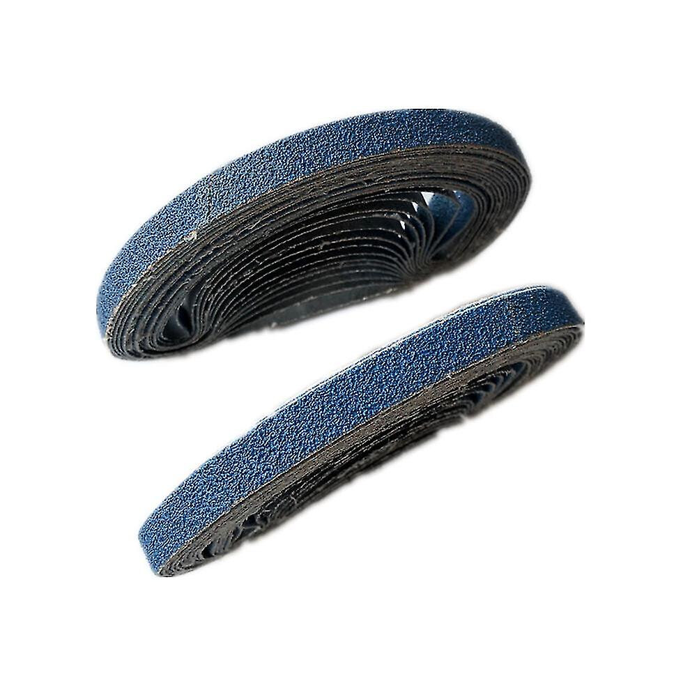 20*520Mm 40 Zirconium Corundum Sanding Belts, Each Black 9430790806055