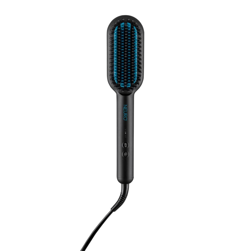 Neuro Paul Mitchell Neuro Sleek Smoothing Hot Brush, Multiple Heat Settings for One-Step Detangling + Straightening