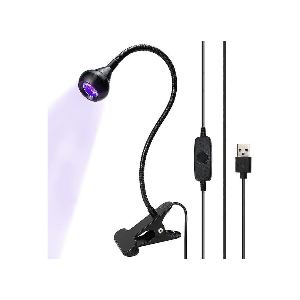 Uv Lamp Nail Gel American Pose Ultraviolet Treatment Uv Light 3w Usb Led Lamp Uv Lamp Clip-on Dryer Glue Curing Lamp For Gel