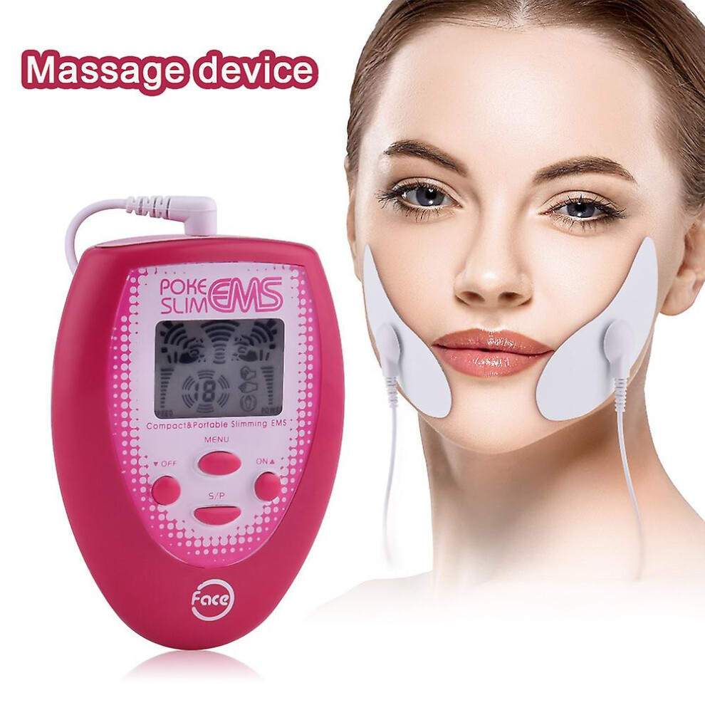 Ems Electric 4 Modes Massager Device Face Slimming Facial Muscle Stimulation Machine Gifts