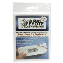Quick Start Peyote-Karten fr Rocaillesperlen der Gre 11, Packung mit 3 Karten