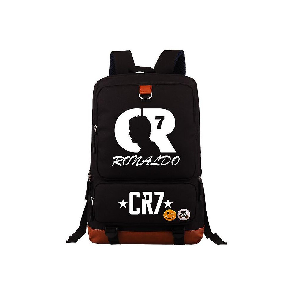 (style 27) Football Ronaldo Cr7 Backpack Junior Student Schoolbag Large Capacity Travel Bag Men's And Women's Backpack-image-OPC-PDPCBG7-NEW