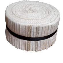 Best of Tone on Tone Neutral Blenders Jelly Roll 40 Precut 25-inch Quilting Fabric Strips