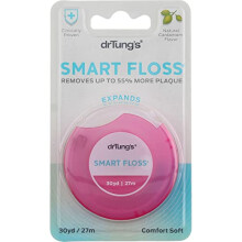 DrTung's Smart Floss - Naturlig PTFE & PFAS-fri tandtr?d Sk?nsom mod tandk?det udvider og str?kker sig BPA-fri tandtr?d - Naturlig tandtr?d Karde