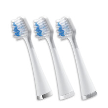 N hradn hlavice pre trojit sonick zubn kefku Waterpik Complete Care STRB-3WW, 3 kusy (balenie po 1), biela