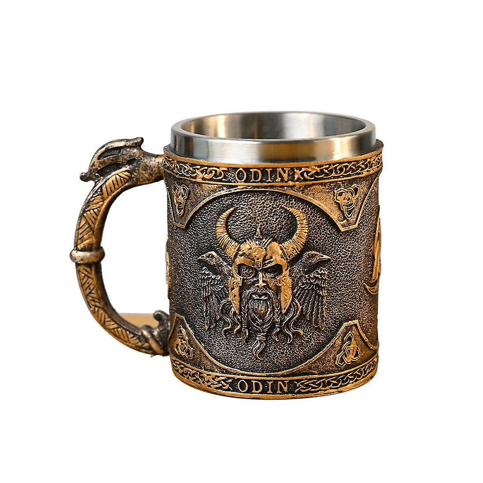 Viking Ax Mug,stainless Steel Skull Beer Mug,viking Warrior Skull Mug Tankard,coffee Mug Steins Beer Mug,medieval Skull Mug For Coffee/drinks/juice