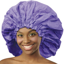Donna Super Jumbo Douchemuts Waterdicht Materiaal 1pc voor Dames of Heren Douchemuts voor Rollersets Afros Twist Zijden Wraps en meer Herbruikbaar 1P