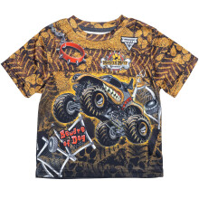 Monster Jam Monster Mutt T-Shirt für kleine Jungen Braun 6