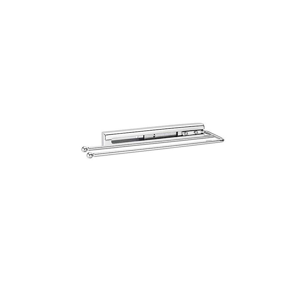 Rev-A-Shelf 563-51-C Organiseur de porte-serviettes extensible ? 2 broches pour cuisine et salle de bain sous armoire, chrome