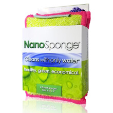 Nano Sponge Cleaning Sponges. Supersized Everyday Heavy Duty Household Kitchen And Dish Sponge. 2 Pack. 6 X 4 (4.5X3)