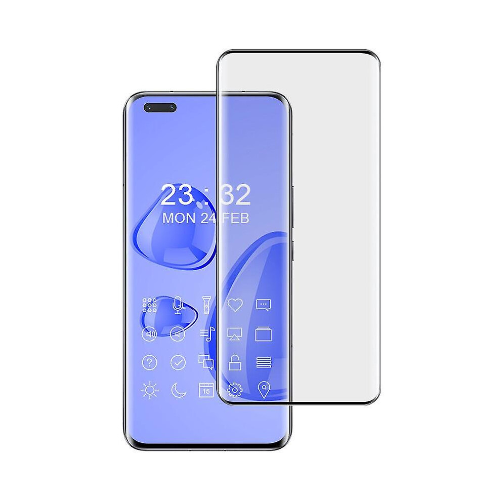 For Honor Magic5 Pro Anti-Dust Hd Clear Tempered Glass Film 3D Curved Full Screen Covering Guard 9152243040020