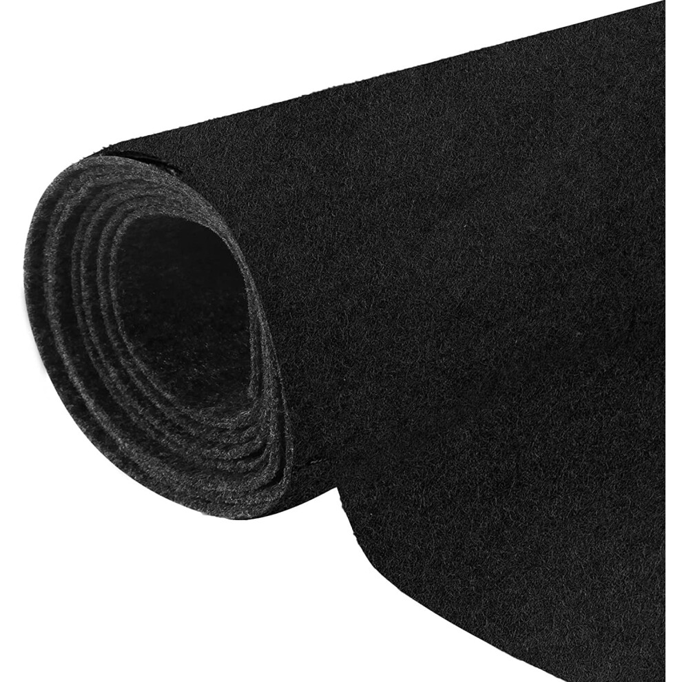 Tapis de sous-couche noir Halero 78x90 pour caisson de basses, tapis de coffre de voiture, camping-car, bateau, camion, voiture