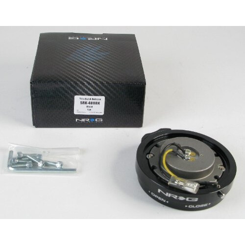 NRG Innovations SRK-400BK Black Quick Release ohut versio 1