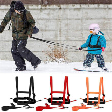 (orange) Ski And Snowboard Harness Trainer For Kids - Training Leash Teach Your Child The Fundament