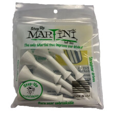 Martini Step-Up Golf-Tees  nahezu unzerbrechlich  Wei 3,25 Zoll