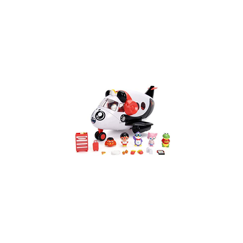 Jada Toys Ryans World Combo Panda Airlines Playset, White, Large