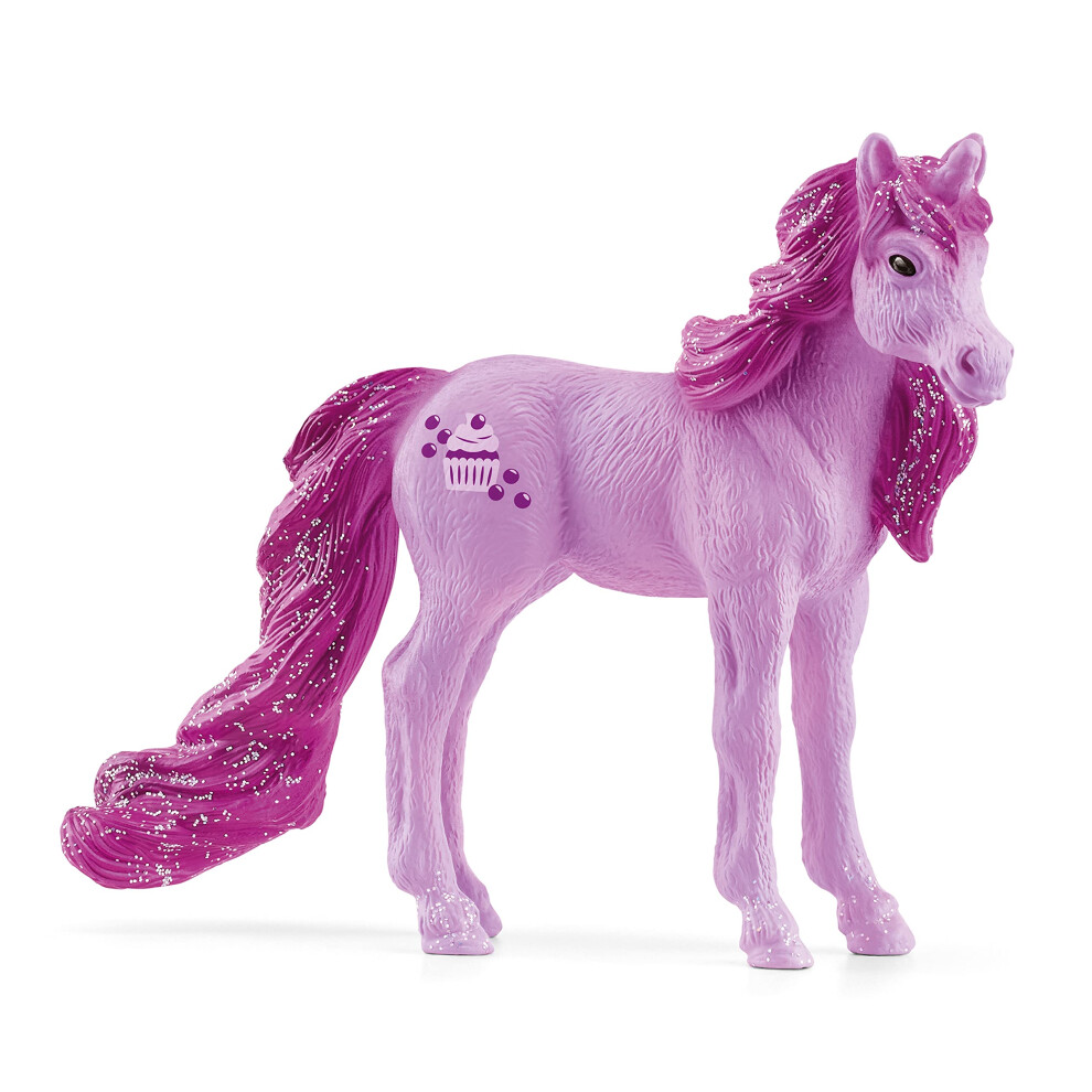 Schleich Bayala, Collectible Unicorn Toy Figure For Girls And Boys, Blueberry Unicorn Figurine (Dessert Series), Ages 5+