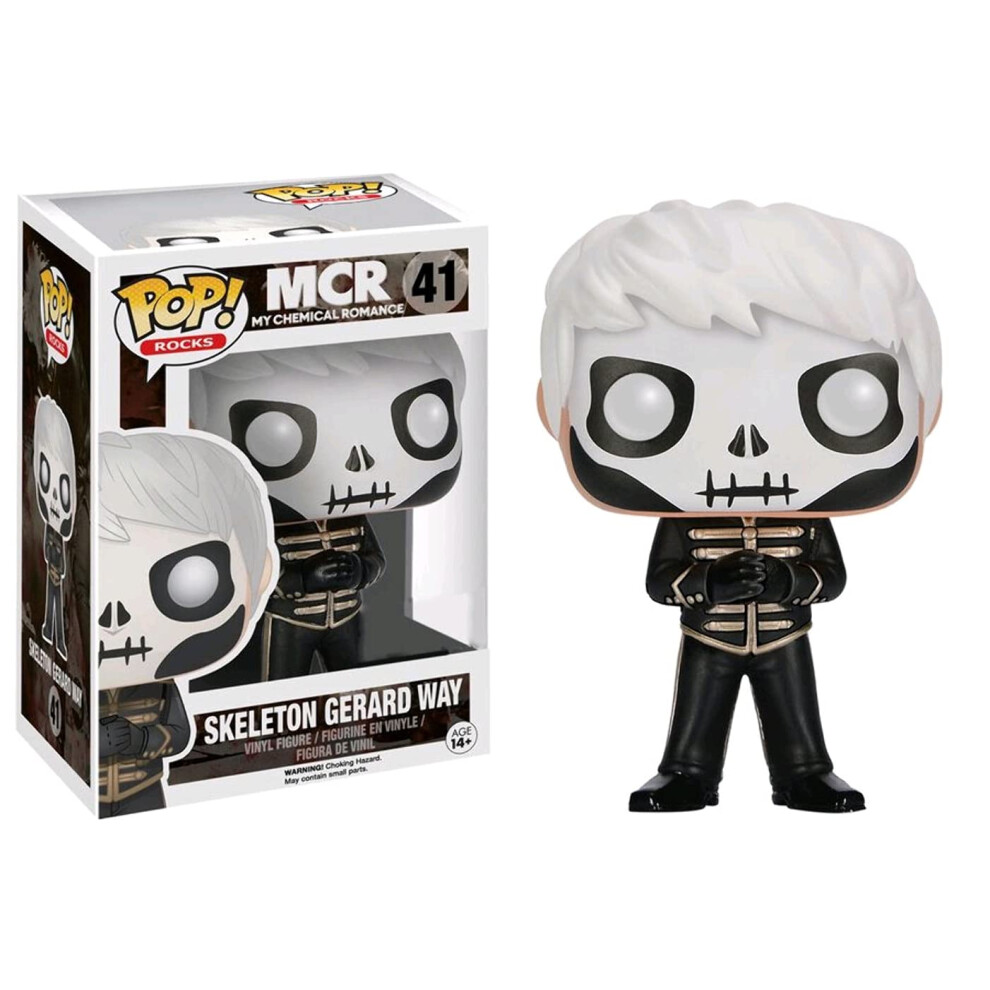 Funko Pop Rocks MCR Skeleton Gerard Way Hot Topic Exclusive