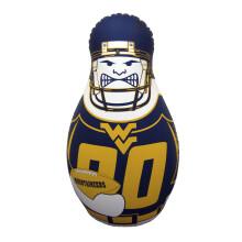 Fremont Die NCAA West Virginia Mountaineers Bop Bag Aufblasbarer Tackle Buddy Boxsack Standard: 40"""" hoch Teamfarben