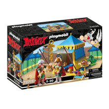 PLAYMOBIL Asterix 71015 Leader's Tent with Generals, Toy for Children Ages 5+