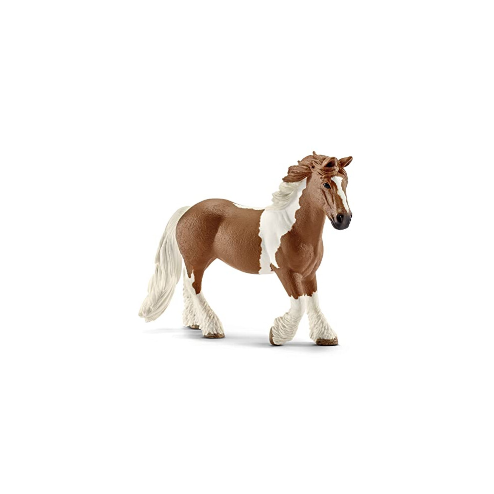 SCHLEICH Farm World Tinker Mare Educational Figurine for Kids Ages 3-8, Brown and White