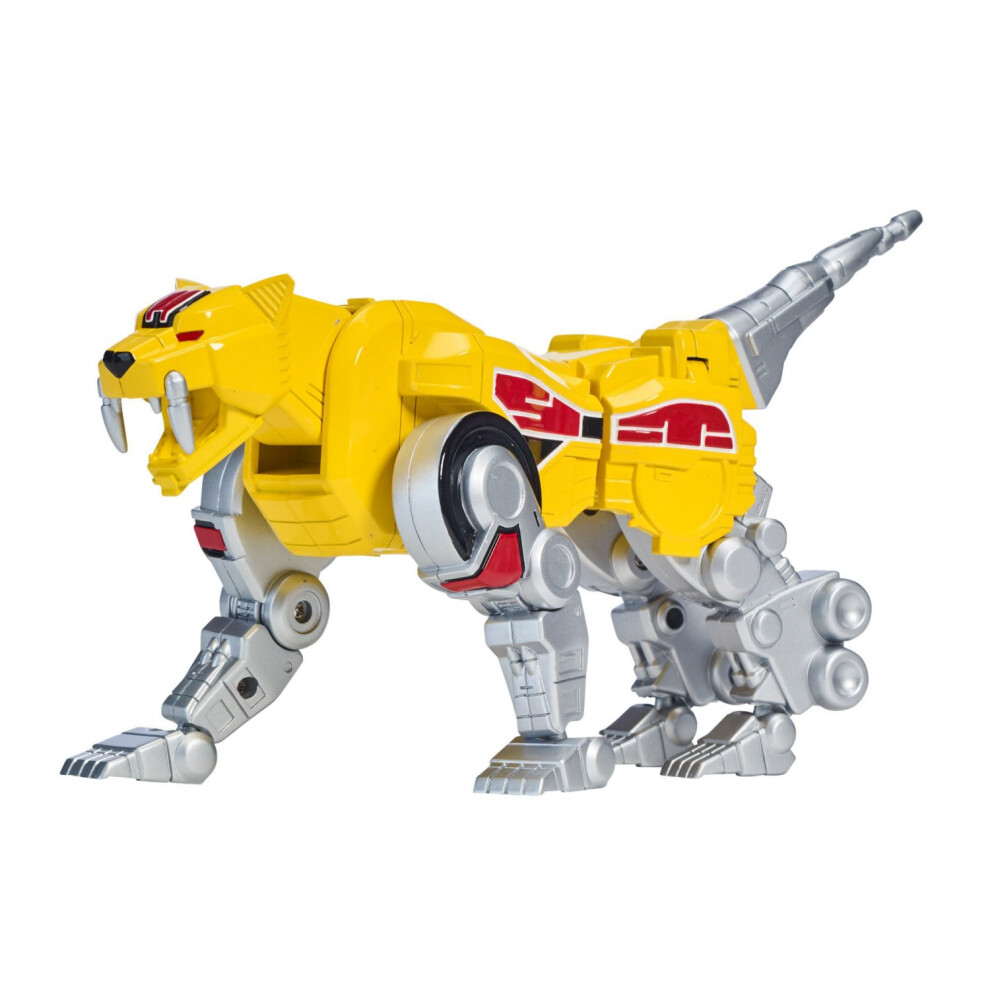 Power Rangers Mighty Morphin Sabertooth Tiger Zord Action Figure, Sabretooth Tiger Zord