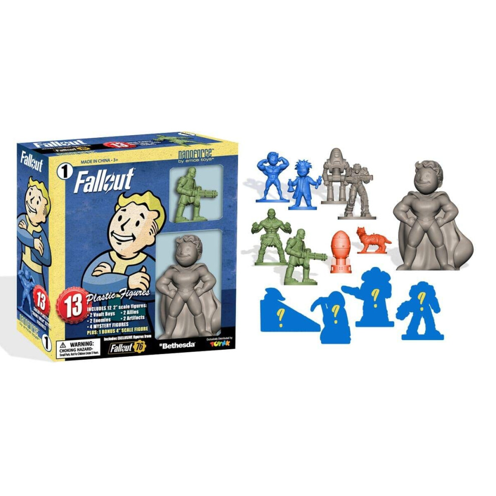 Photos - Action Figures / Transformers Fallout Nanoforce Series 1 Army Builder Figure Collection - Boxed Volume 1 | Vault Boy | Nuka Cola | Special Edition Collect