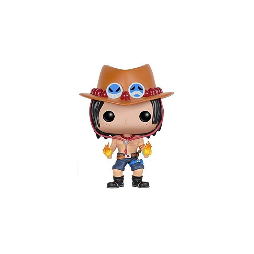 Funko POP Anime: One Piece Portgas D. Ace Action Figure,Multi-colored,3.75 inches