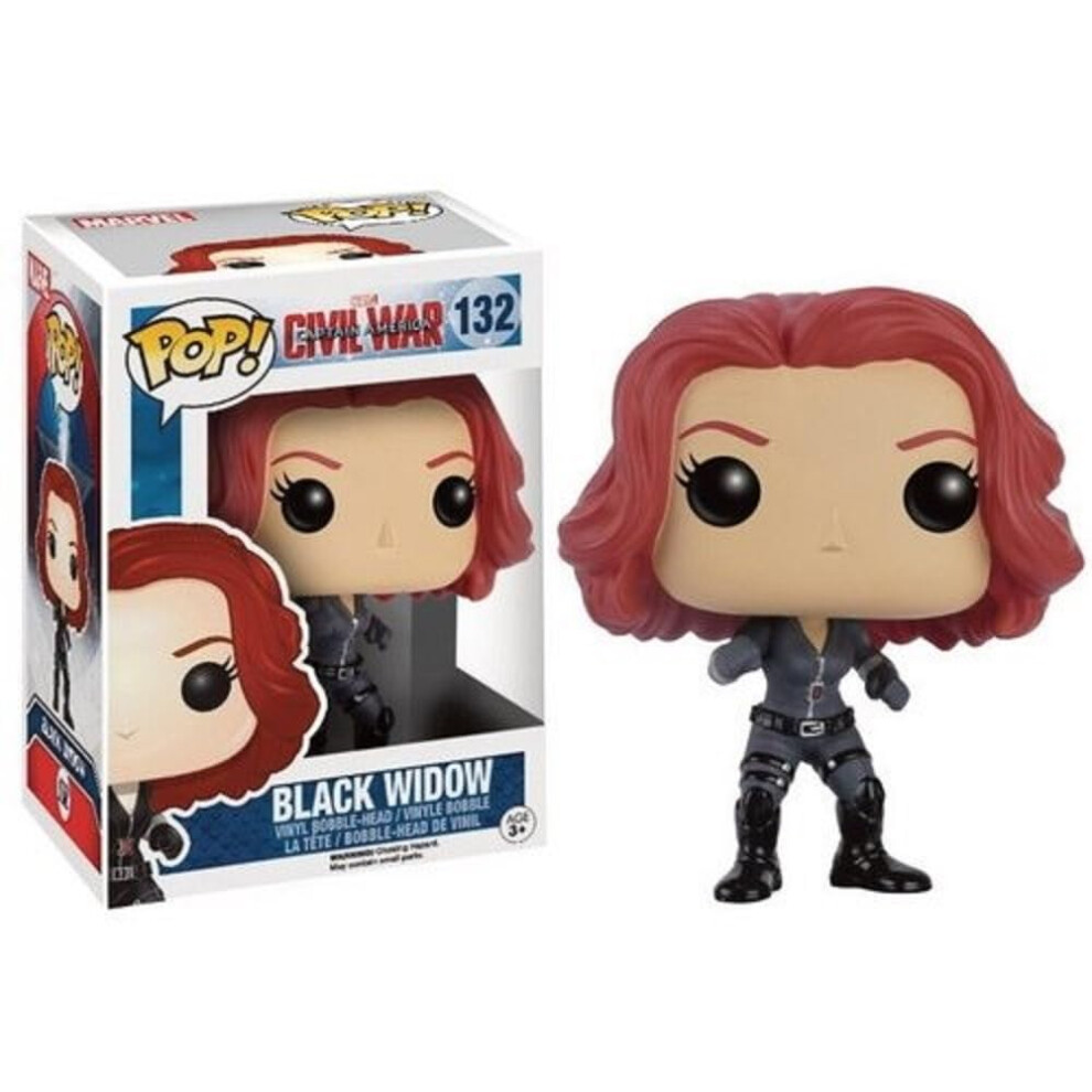 Funko POP Marvel: Captain America 3: Civil War Action Figure - Black Widow