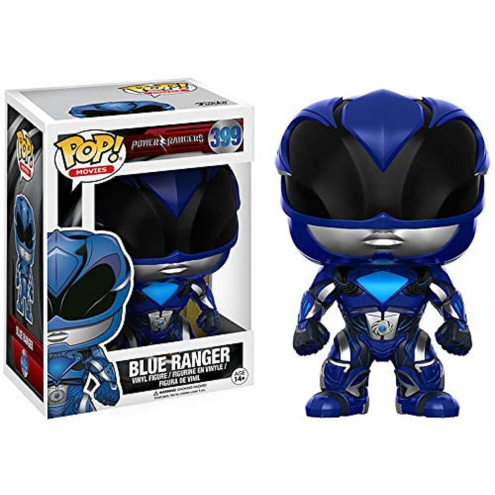 Funko POP Movies: Power Rangers Blue Ranger Toy Figure