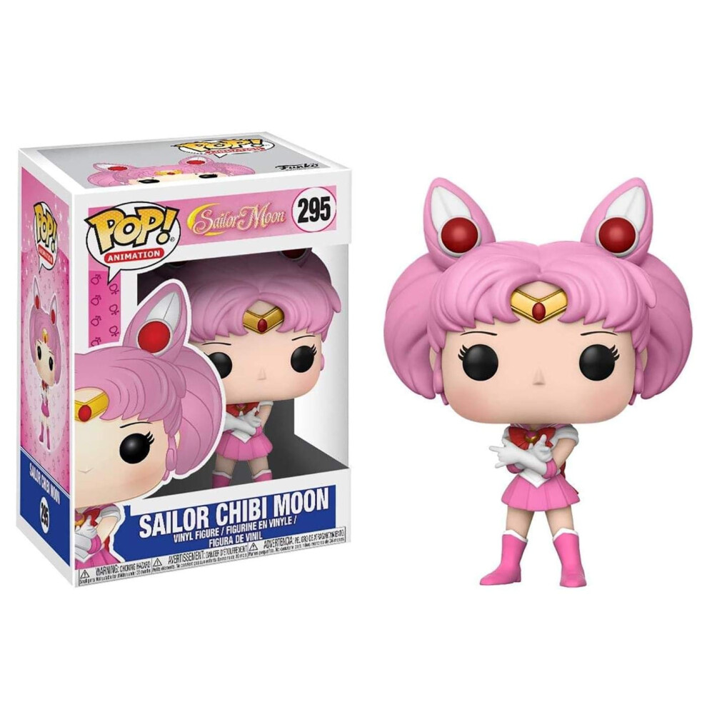 Funko 13753-PX-1U3 Pop Anime: Sailor Moon - Chibi Moon Collectible Vinyl Figure, Standard, Pink