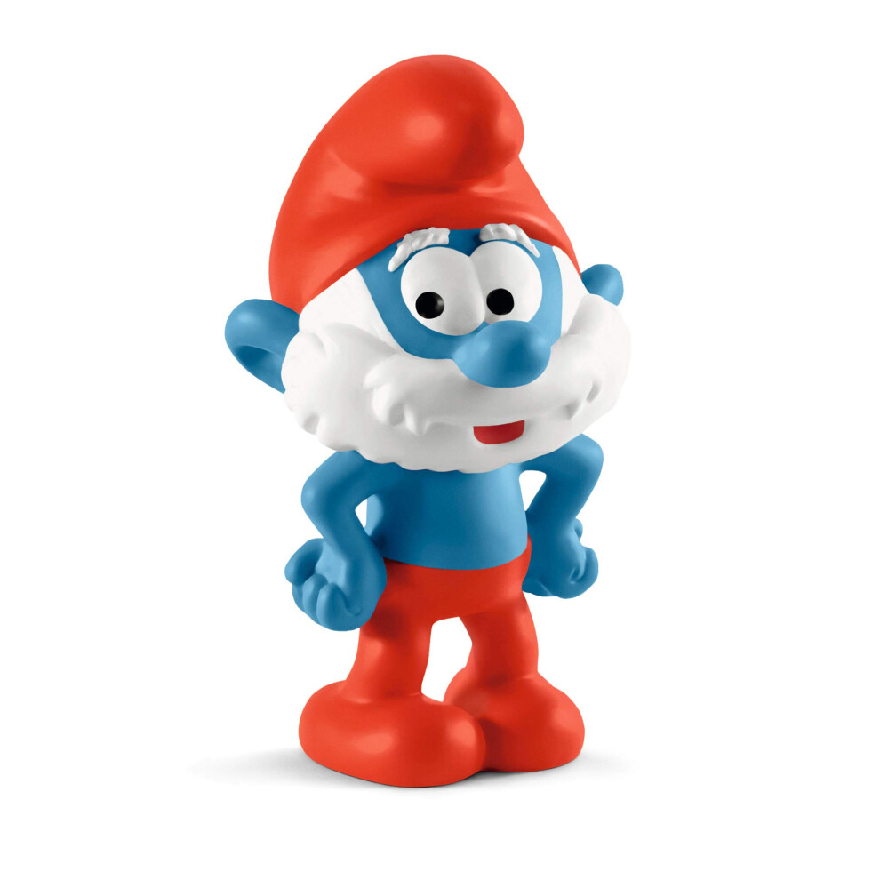 Schleich Retro Toys for Kids, Papa Smurf Toy Figurine