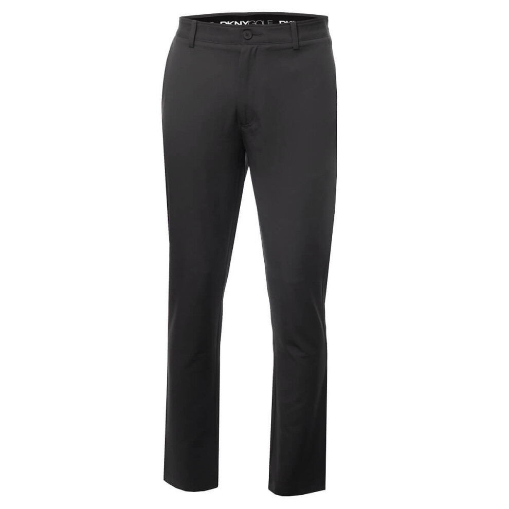 (30L, Charcoal) DKNY Mens 2021 Performance Stretch Moisture Wicking Golf Trousers