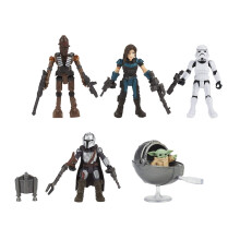 STAR WARS Mission Fleet Försvara Barnet 2,5-tums Figur 5-Pack med Tillbehör, Leksaker för Barn 4 år och Uppåt
