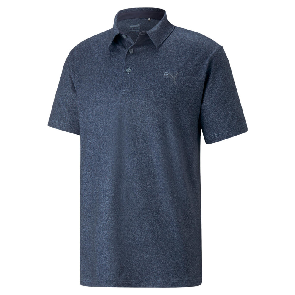 Puma Cloudspun Primary Polo Shirt Mens - Grey