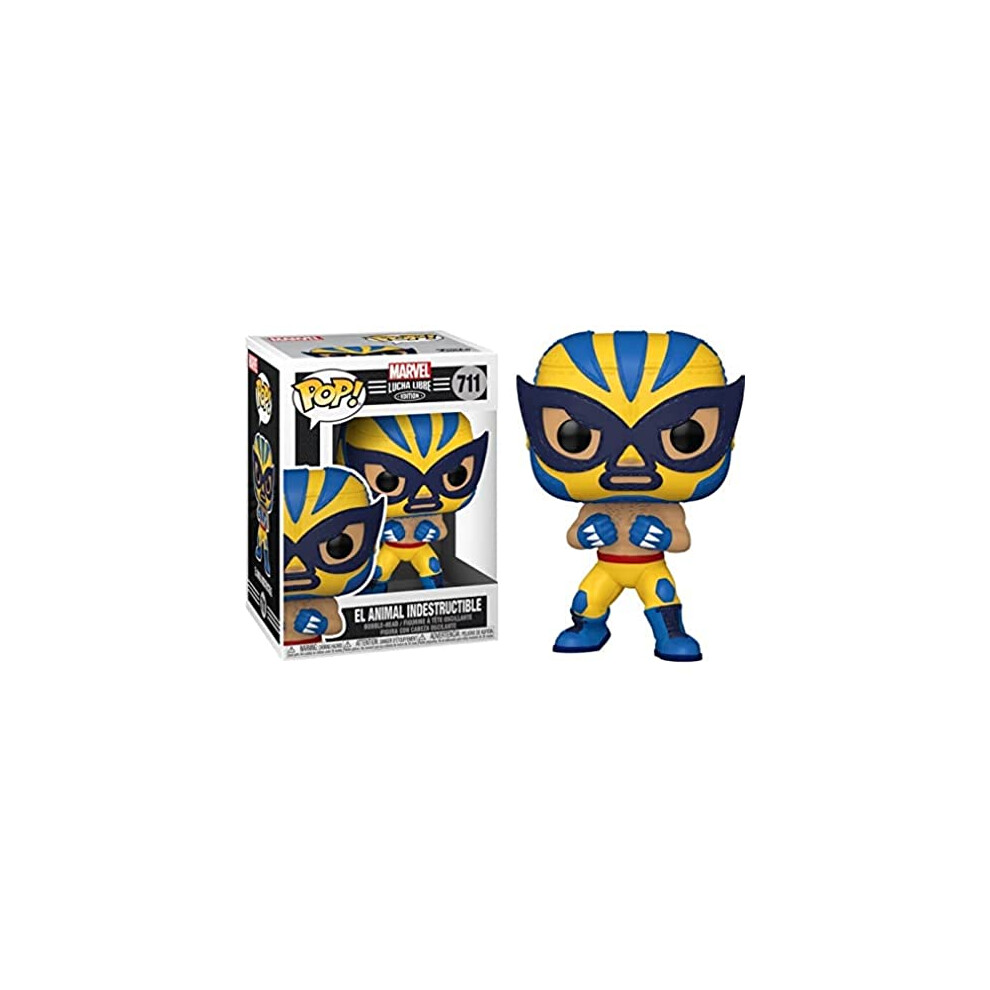 Funko POP Marvel: Luchadores - Wolverine,Multicolor,us one-Size