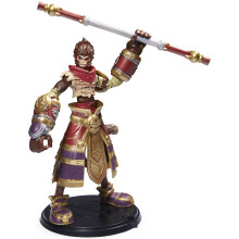 Figurine Collectible Wukong 15 cm de League of Legends avec Détails Premium et Accessoire Bâton Enchanté, Collection Champions