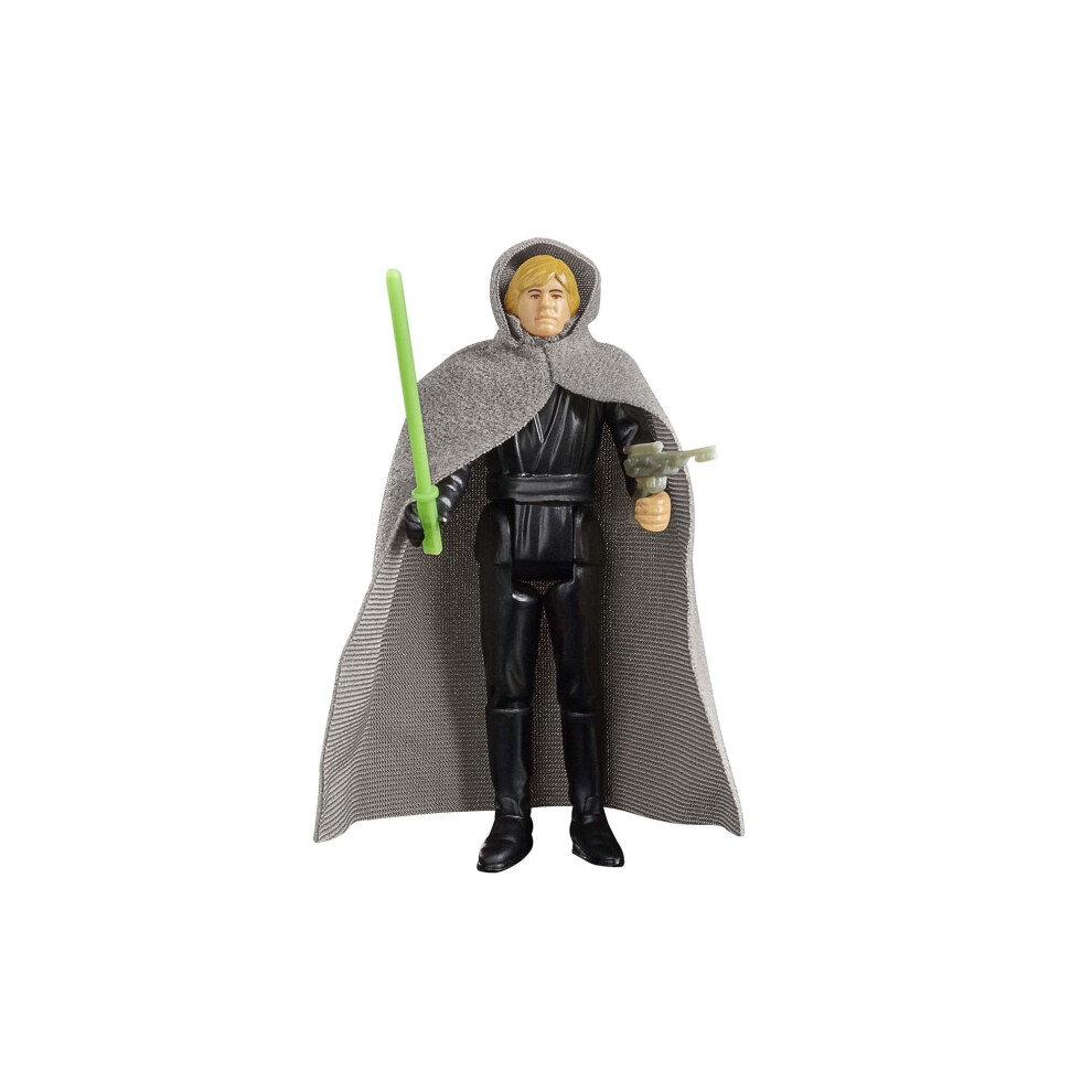 STAR WARS Retro Collection Luke Skywalker (Jedi Knight), Return of The Jedi 3.75-Inch Collectible Action Figures, Ages 4 and Up