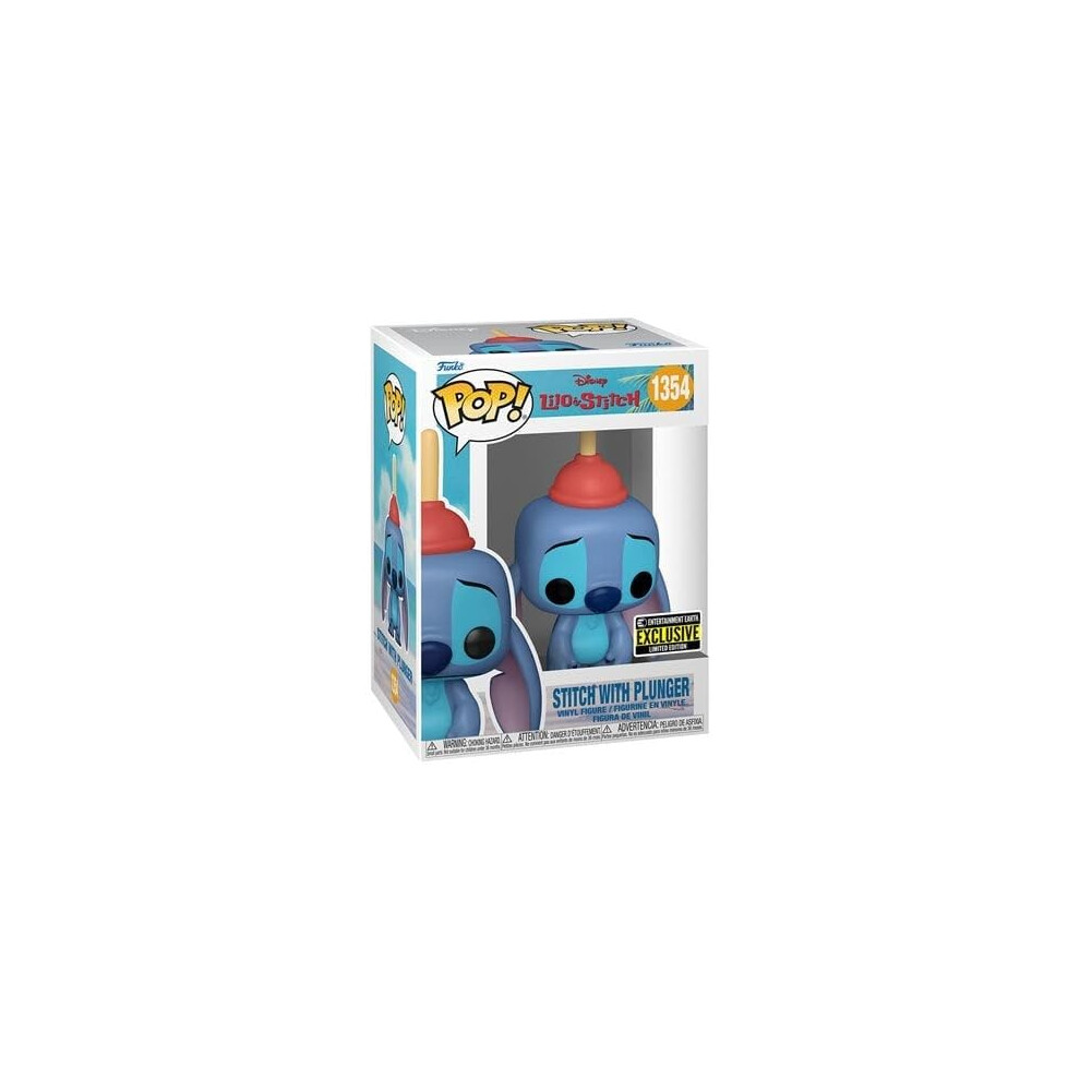 Funko Lilo & Stitch Stitch with Plunger Pop Vinyl Figure #1354 - Entertainment Earth Exclusive