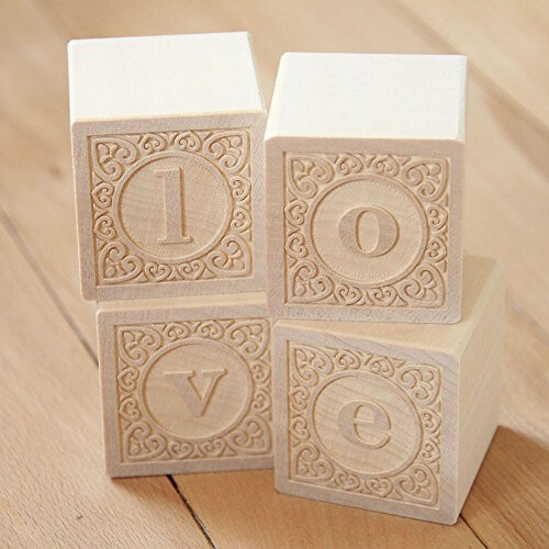 Uncle Goose Small Alphablank Blocks - Made in USA 2