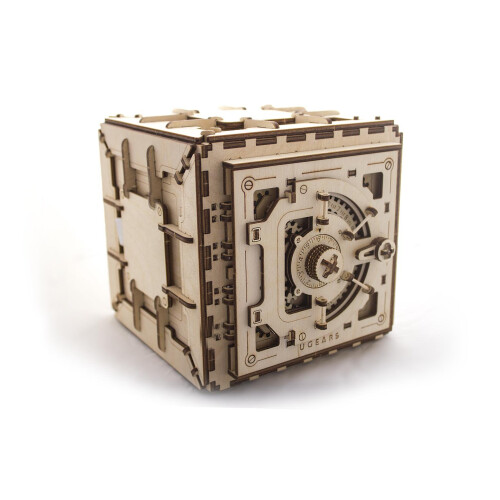 UGEARS Model Safe Kit | 3D tr?puslespil | DIY mekanisk pengeskab