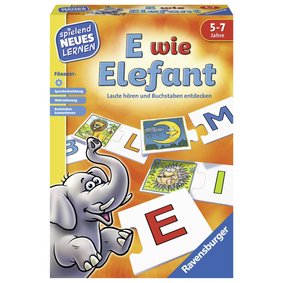 Ravensburger 24951"E wie Elefant - Educational Game.