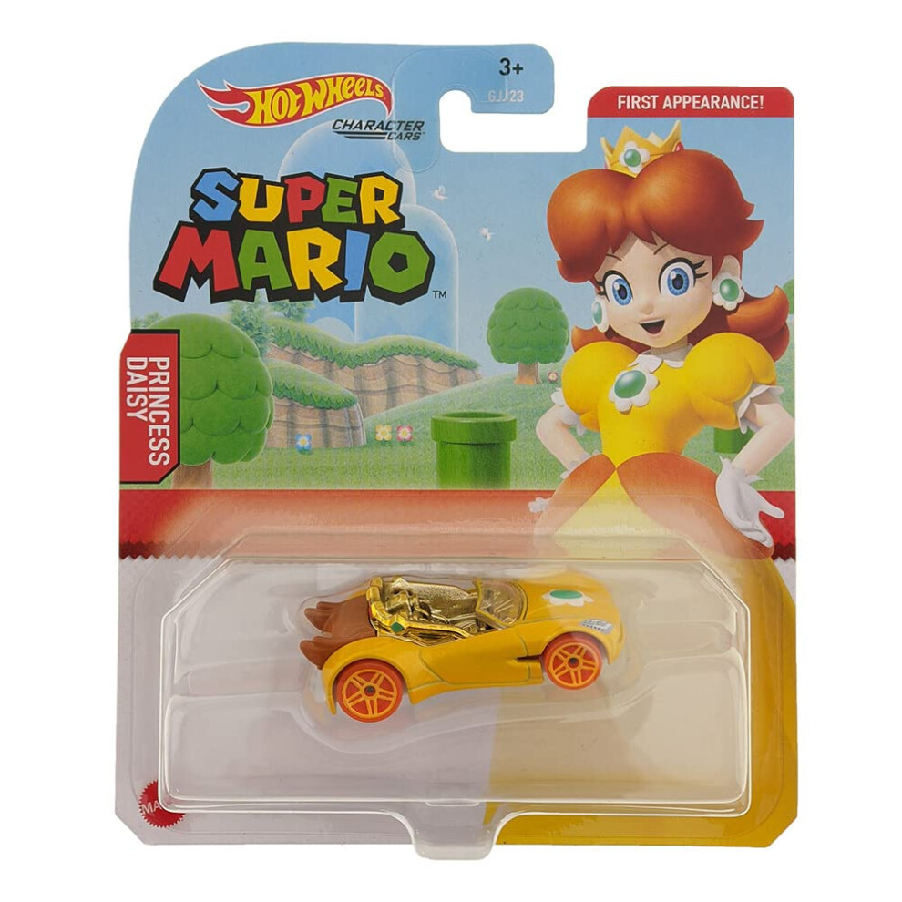 Hot Wheels Super Mario - GRM38 - 1:64 Metal Car/Vehicle - Princess Daisy